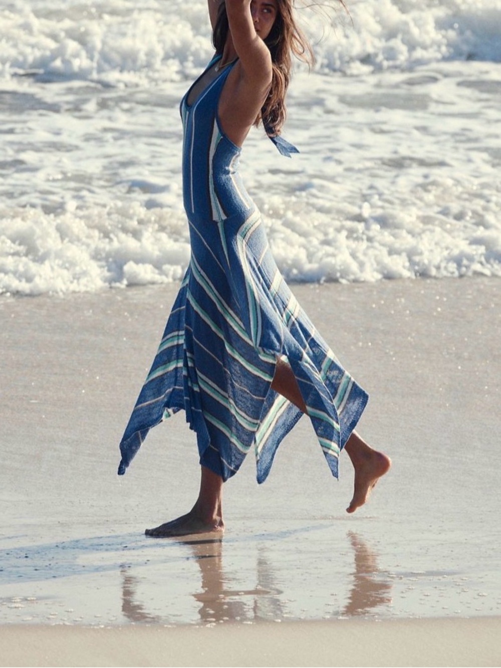 Free People Zola Sweater Dress Sz L - Picture 3 of 7